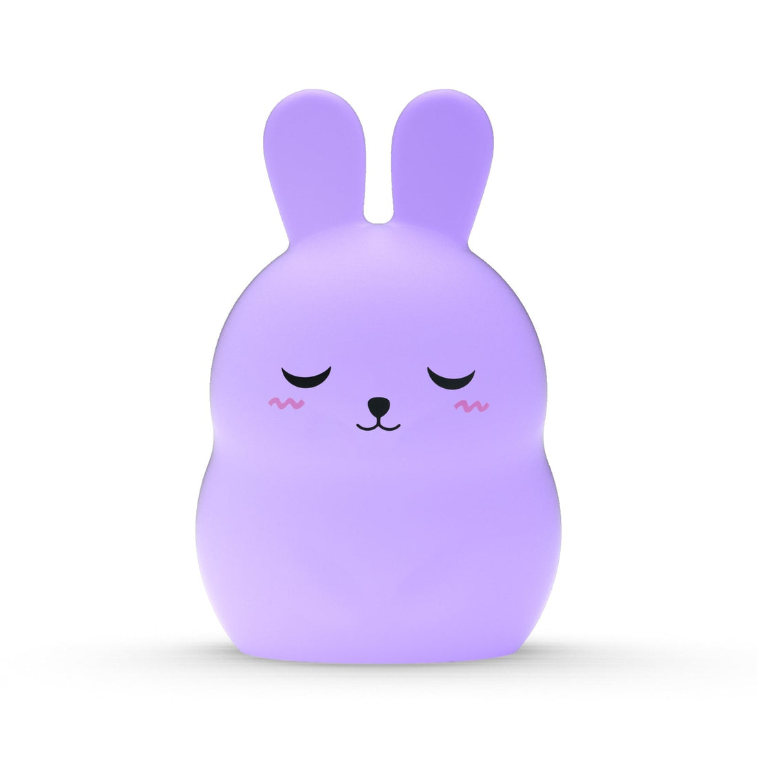 Bonnie the Bunny Breathing Pal glowing purple against a white background