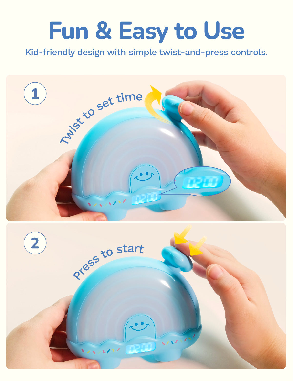 Timer Pal - Rainbow Visual Timer - Blue