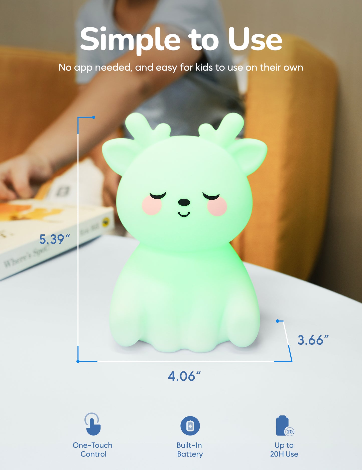 Breathing Pal 'DeeDee' The Deer