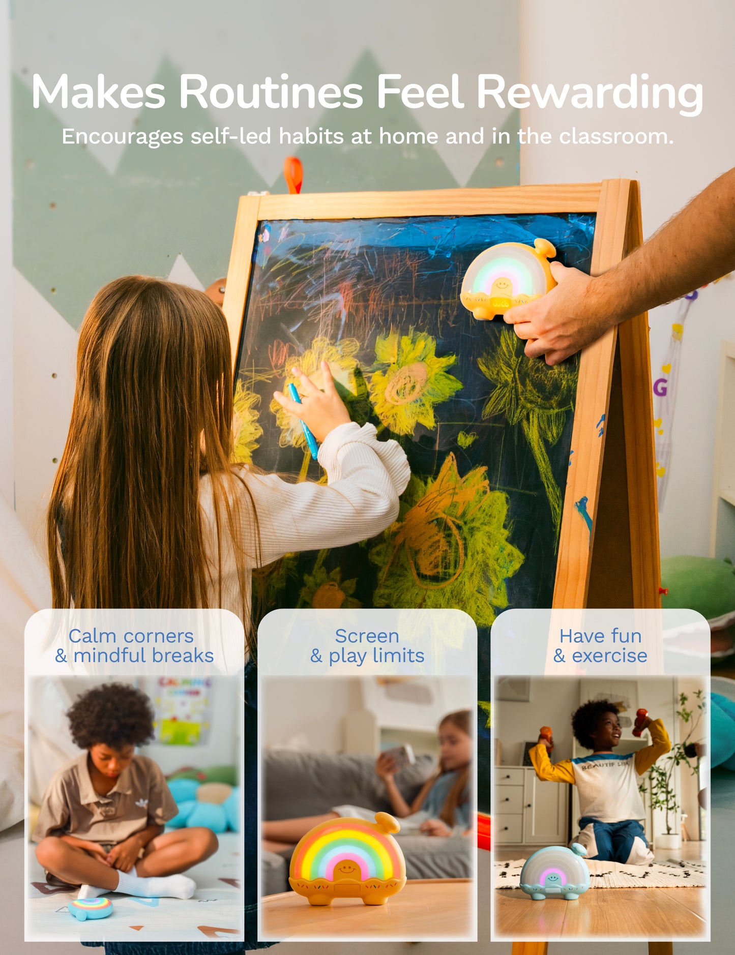 Timer Pal - Rainbow Visual Timer - Yellow