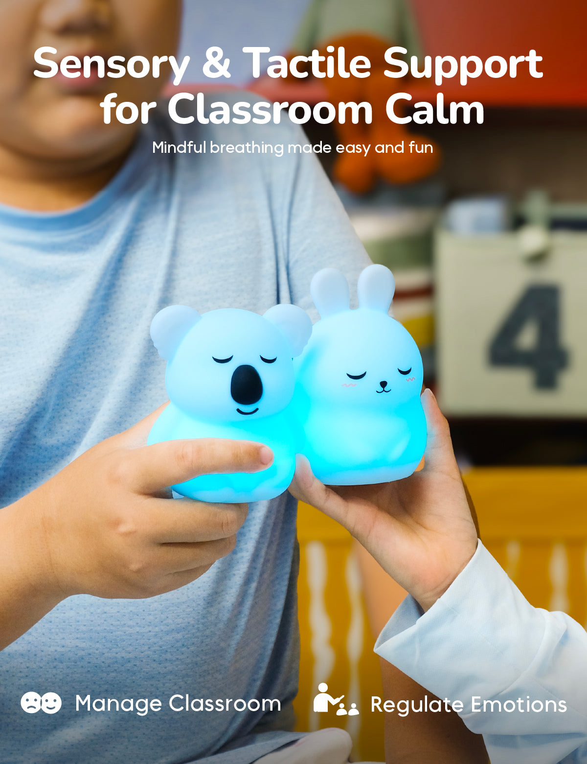 Breathing Pal Mini - 'Bonnie' The Bunny – night light (view 3)