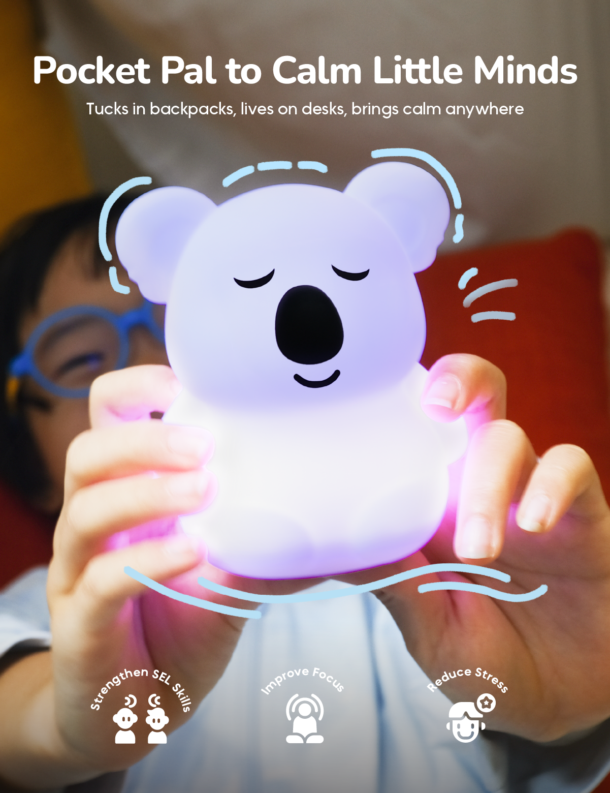 Breathing Pal Mini - 'Kyle' The Koala – night light (view 3)