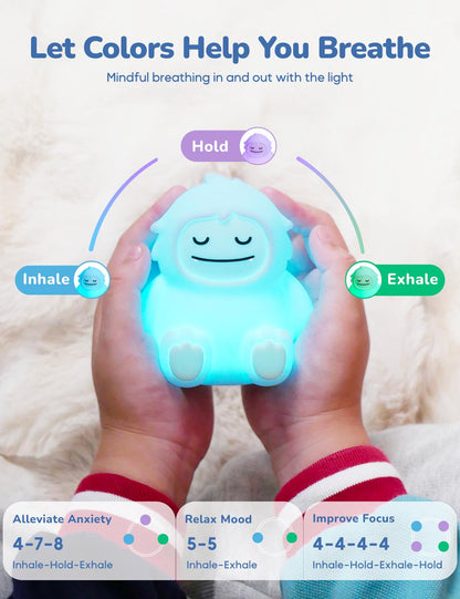 Breathing Pal Mini - 'Yoyo' The Yeti – night light (view 2)