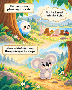 Benny's Light picture book, page 4