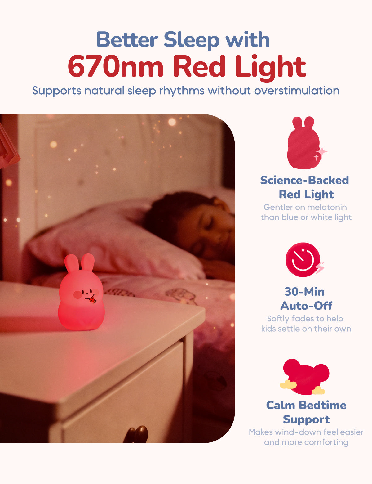Slumber Pal Mini - 'Bonnie' The Bunny – night light (view 3)