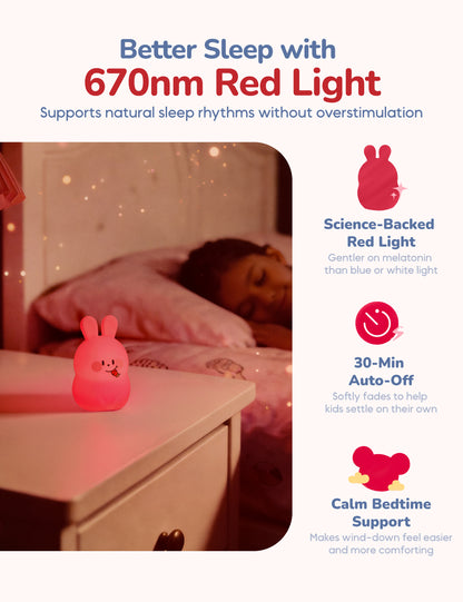 Slumber Pal Mini - 'Bonnie' The Bunny – night light (view 3)