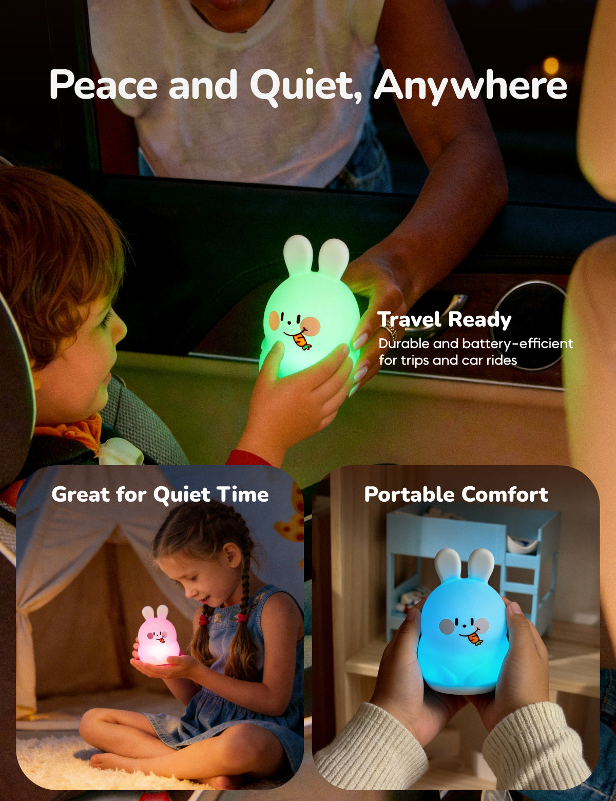 Slumber Pal Mini - 'Bonnie' The Bunny – night light (view 5)