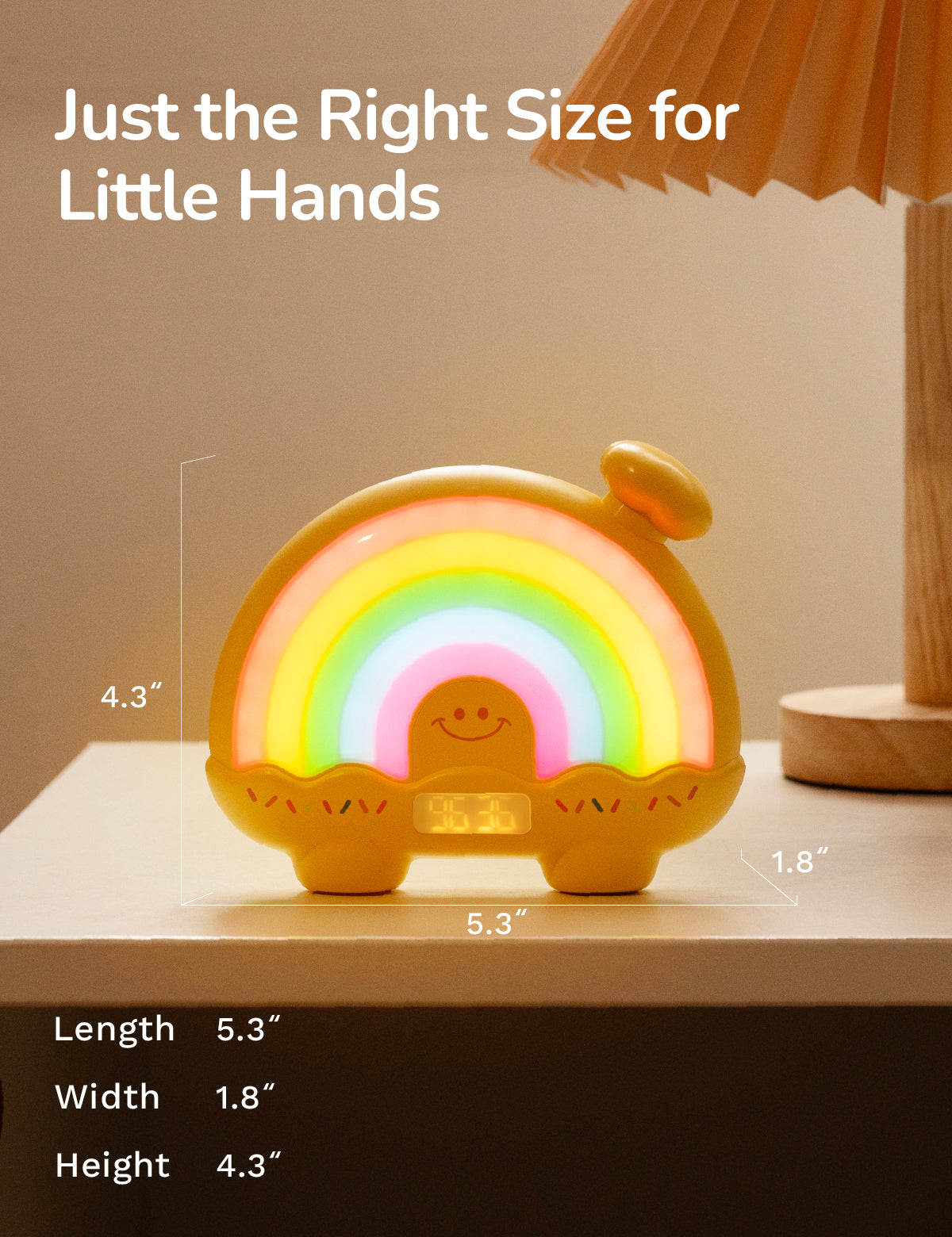 Timer Pal - Rainbow Visual Timer - Yellow – visual timer (view 7)