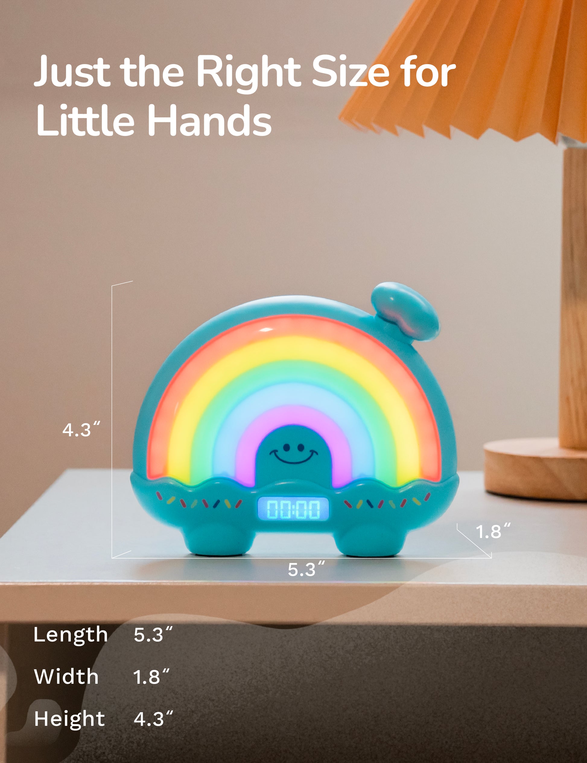 Timer Pal - Rainbow Visual Timer - Blue – visual timer (view 7)